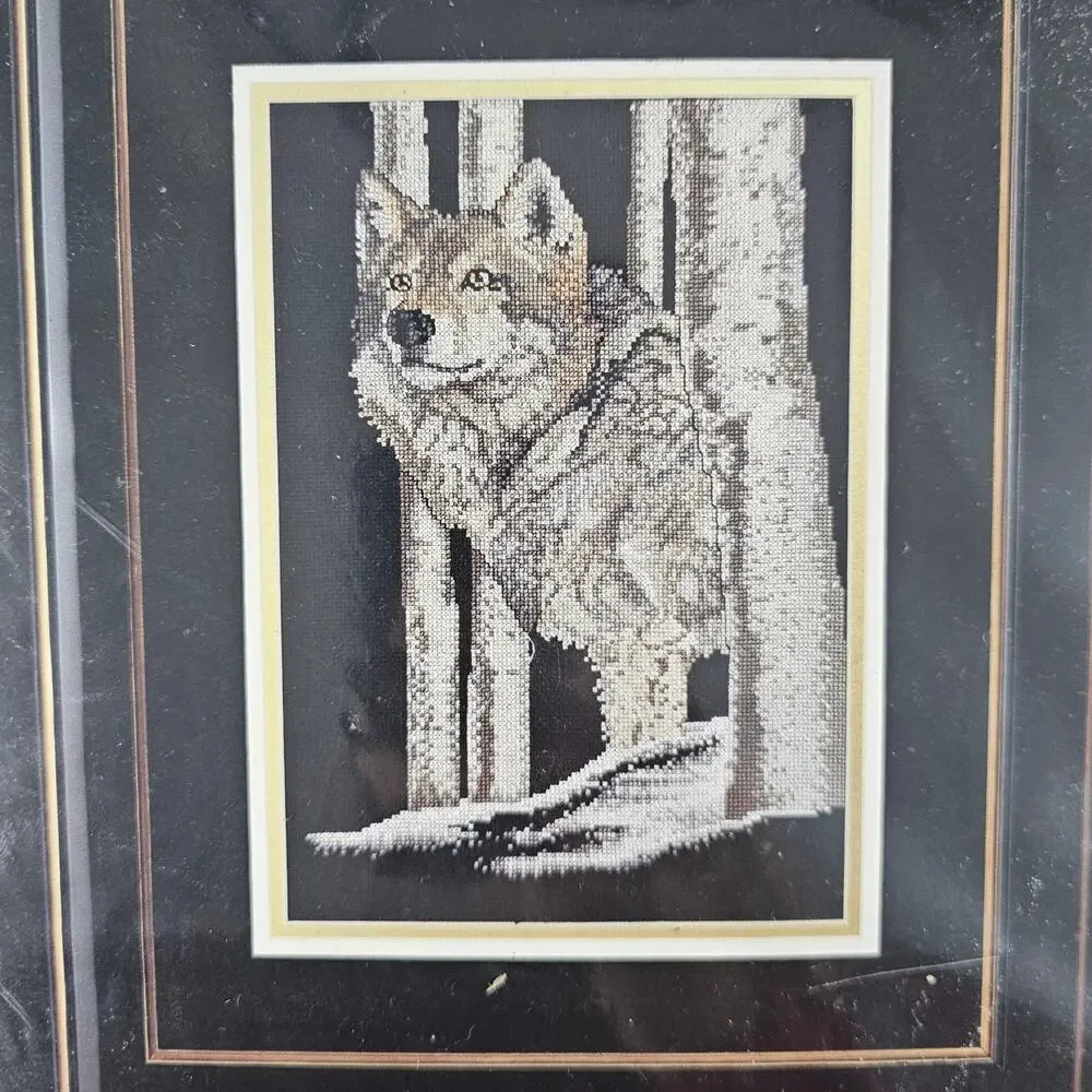 Janlynn Counted Cross Stitch Kit 30-225 Wolf Something in the Air